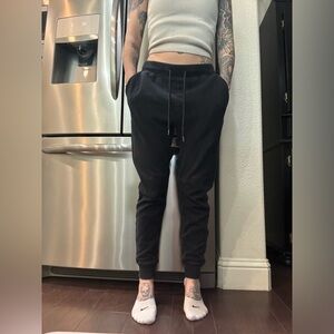 Black sweatpants